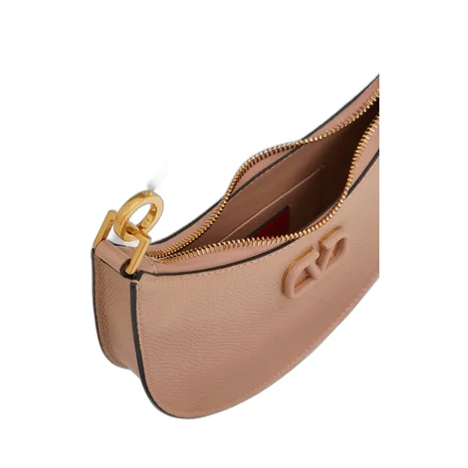 Valentino Vlogo Signature Zip-Up Shoulder Bag