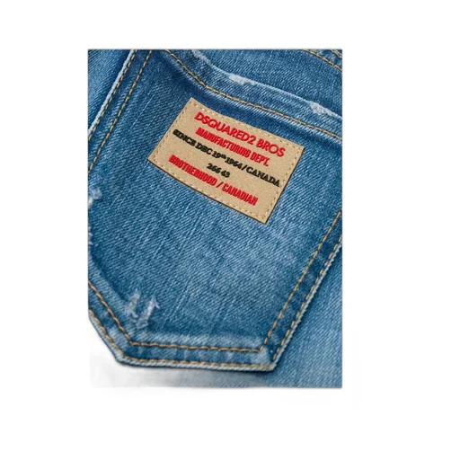Dsquared2 Mid-Rise Distressed Skinny Jeans