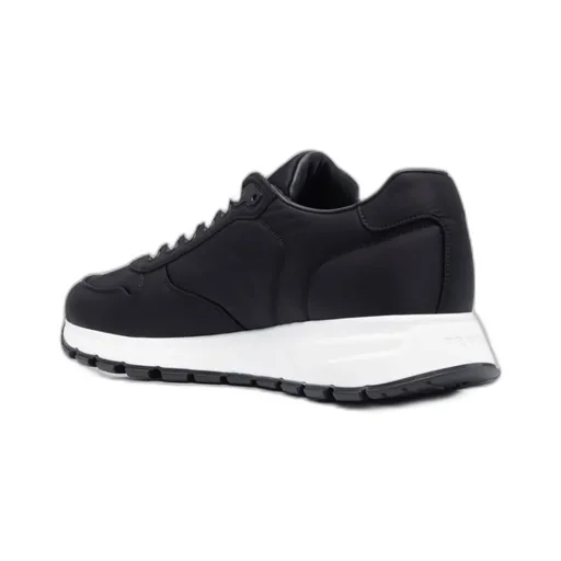 Prada Logo-Plaque Lace-Up Sneakers