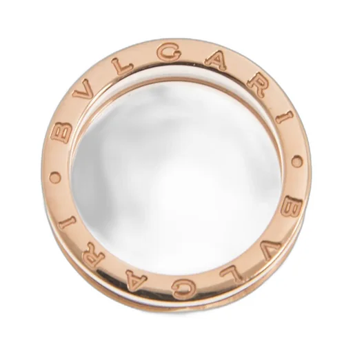 New Bulgari Bulgari Ring An855964 18Kt Rose Gold White