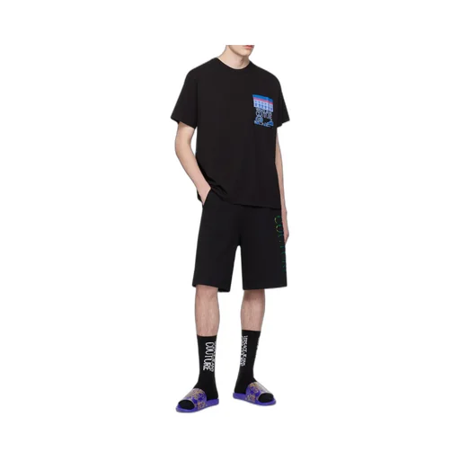 Versace Jeans Couture Logo Printed Crewneck T-Shirt