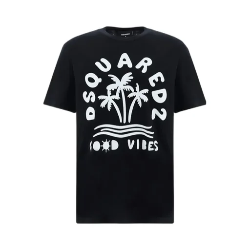 Dsquared2 Logo Printed Crewneck T-Shirt