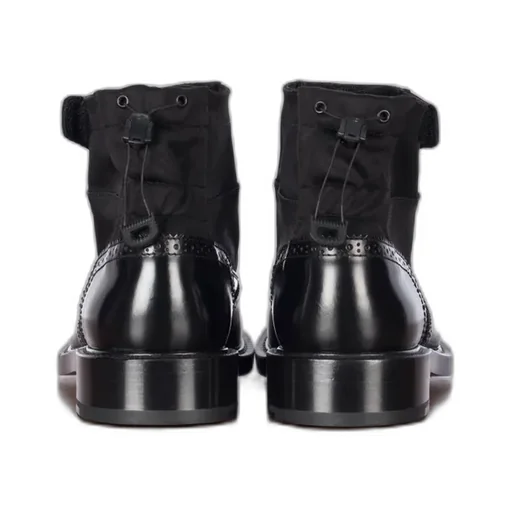 Cordov Nylon Spliced Carved Ankle Boots