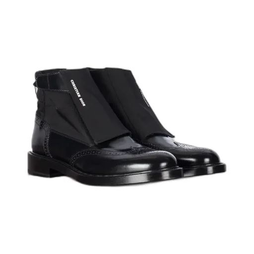 Cordov Nylon Spliced Carved Ankle Boots