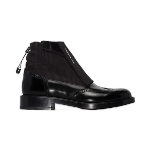 Cordov Nylon Spliced Carved Ankle Boots