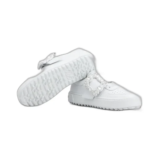 Roger Vivier Embellished Buckle Sneakers
