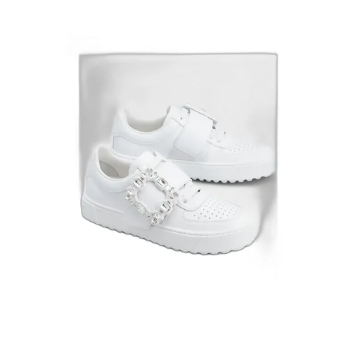 Roger Vivier Embellished Buckle Sneakers