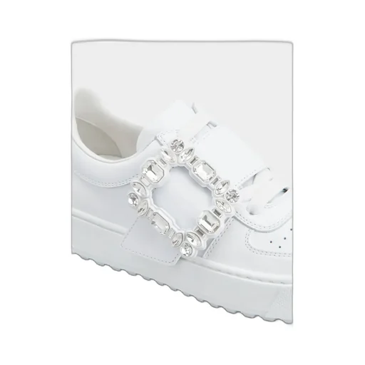Roger Vivier Embellished Buckle Sneakers