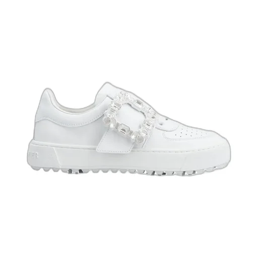 Roger Vivier Embellished Buckle Sneakers