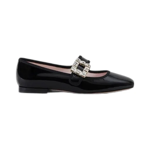 Roger Vivier TrÈS Vivier Buckle Embellished Babies Ballerinas