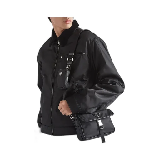 Prada Zipped Pouch Crossbody Bag