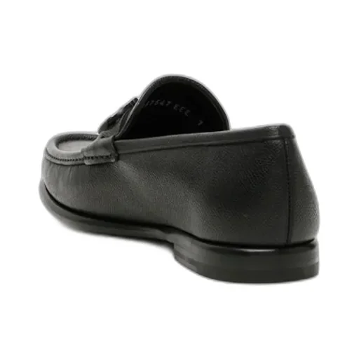 Salvatore Ferragamo Logo Plaque Slip-On Loafers