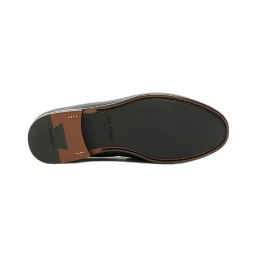Salvatore Ferragamo Logo Plaque Slip-On Loafers