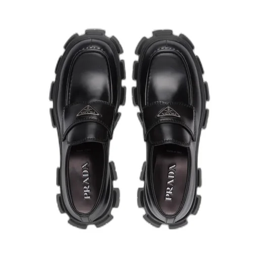 Monolith Brushed Leather Loafers