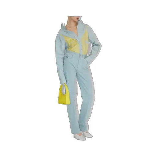 Fendi Ff Logo Embroidered Straight-Leg Jeans