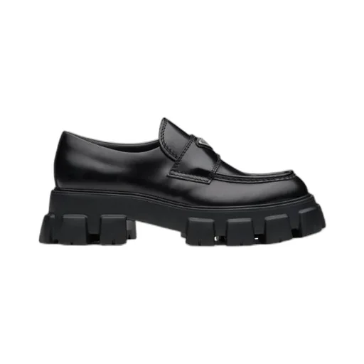 Monolith Brushed Leather Loafers