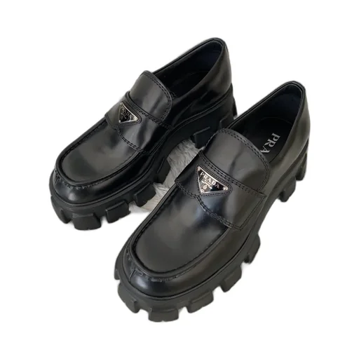 Monolith Brushed Leather Loafers