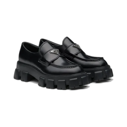 Monolith Brushed Leather Loafers