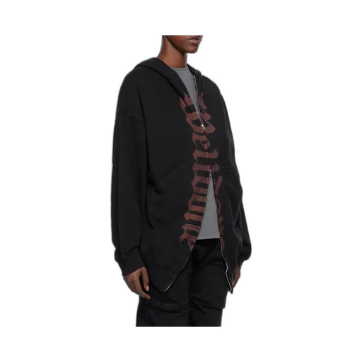 Logo-Print Zipped Hoodie