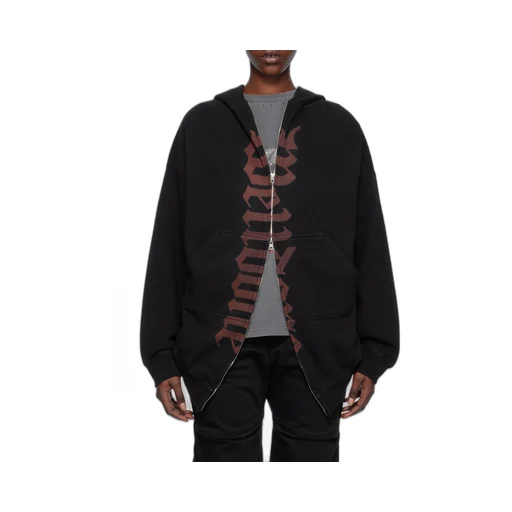 Logo-Print Zipped Hoodie