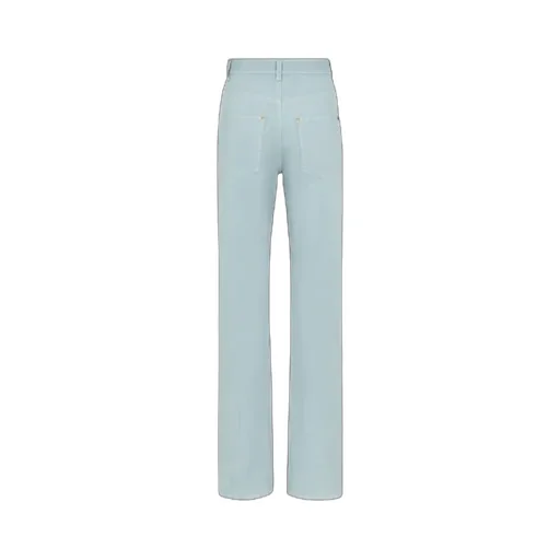 Fendi Ff Logo Embroidered Straight-Leg Jeans