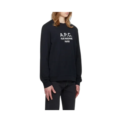 A.P.C. Logo Printed Crewneck Sweatshirt
