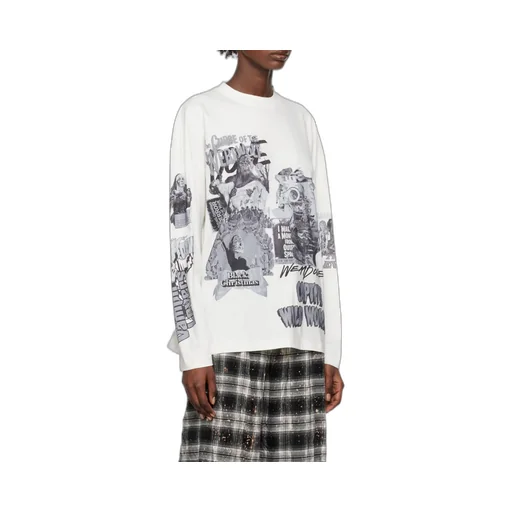 Printed Long-Sleeved T-Shirt