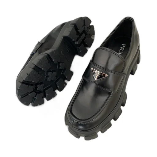 Monolith Brushed Leather Loafers