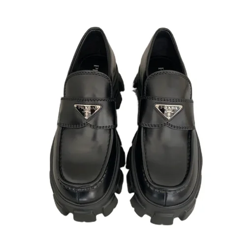 Monolith Brushed Leather Loafers