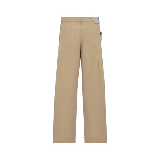 Dior Homme Logo Patch Straight Leg Pants