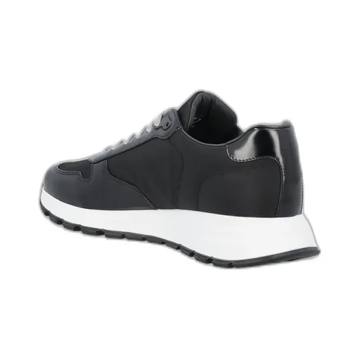 Prada Logo Plaque Low-Top Sneakers
