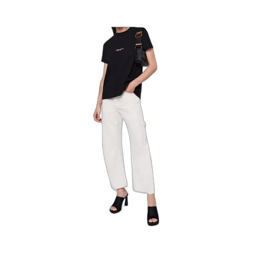 Stella Mccartney Logo Embroidered Crewneck T-Shirt