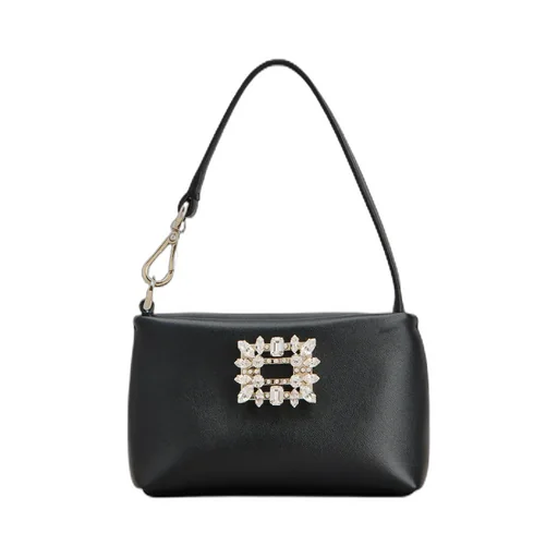 Roger Vivier Rv Nightlily Buckle Embellished Shouder Bag