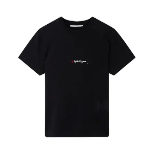 Stella Mccartney Logo Embroidered Crewneck T-Shirt
