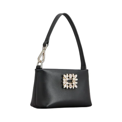 Roger Vivier Rv Nightlily Buckle Embellished Shouder Bag