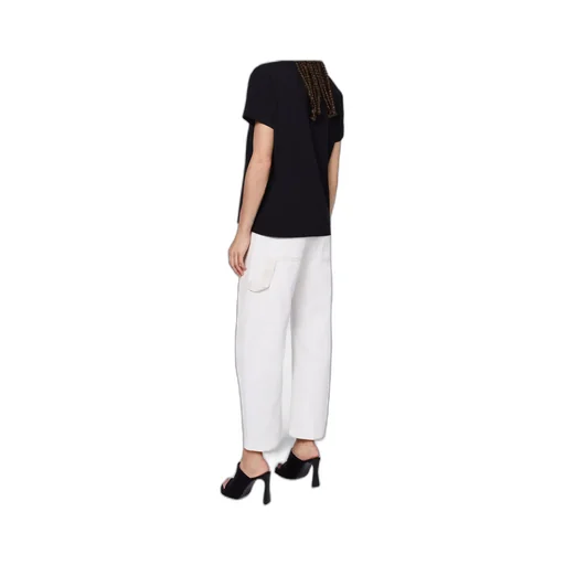 Stella Mccartney Logo Embroidered Crewneck T-Shirt
