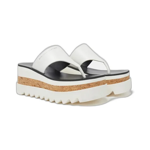 Stella Mccartney Sneak-Elyse Logo Printed Sandals