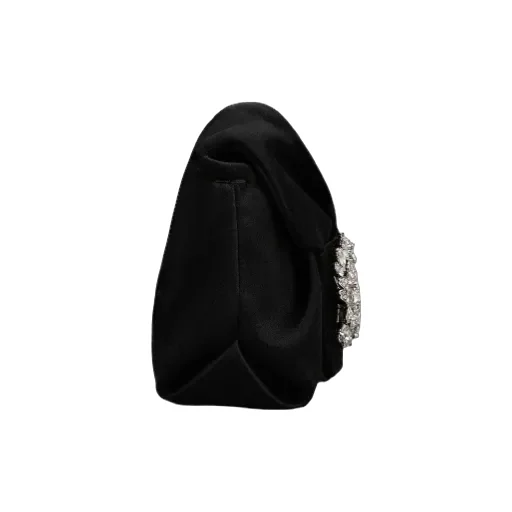 Roger Vivier Embellished Foldover Top Crossbody Bag