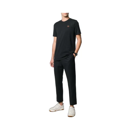 Paul & Shark Logo-Patch Round Neck T-Shirt