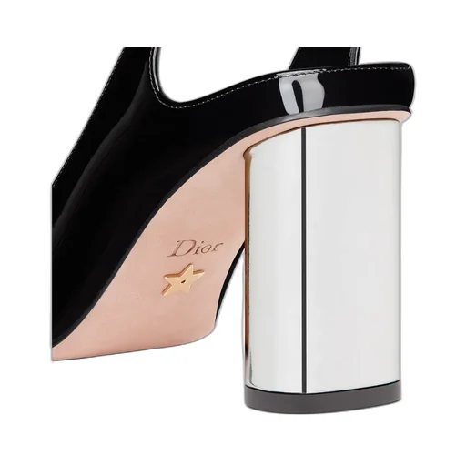 Christian Dior Buckle Detailed Square Toe Pumps