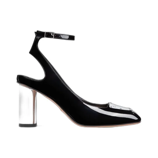 Christian Dior Buckle Detailed Square Toe Pumps
