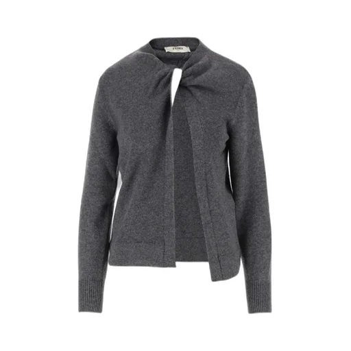 Cashmere Wool Cardigan With Long Sleeves