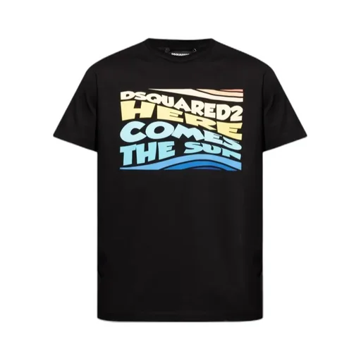 Dsquared2 Logo-Printed Crewneck T-Shirt