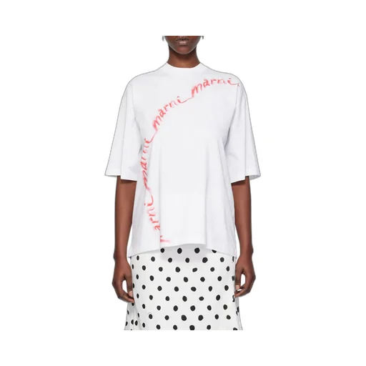 Marni Logo Printed Oversized T-Shirt