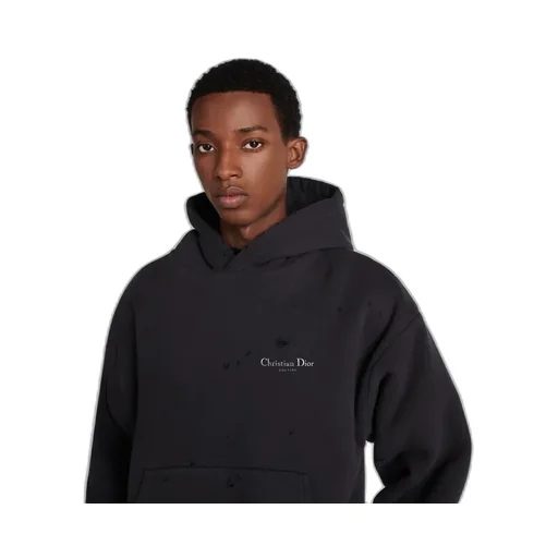 Dior Logo Detailed Long-Sleeve Hoodie