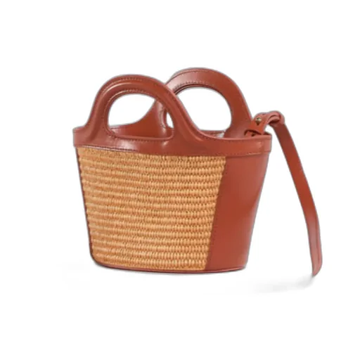 Marni Tropicalia Logo Embroidered Micro Tote Bag