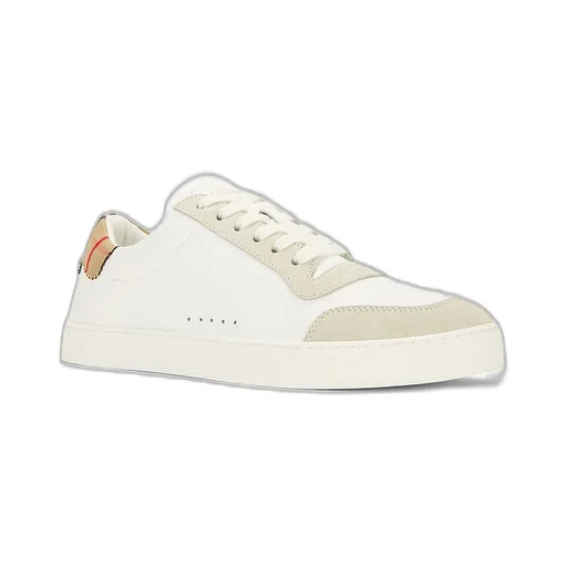 Burberry Round-Toe Lace-Up Sneakers