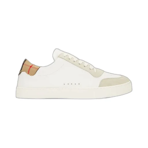 Burberry Round-Toe Lace-Up Sneakers