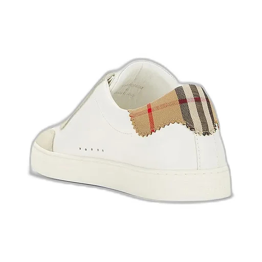 Burberry Round-Toe Lace-Up Sneakers