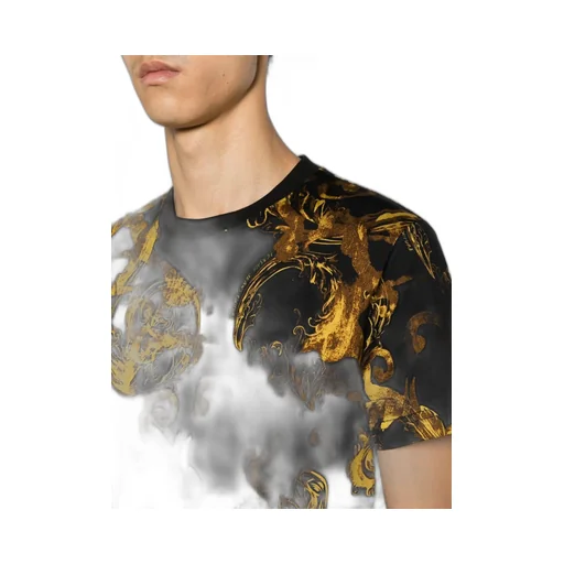 Versace Jeans Couture Baroque Printed Crewneck T-Shirt